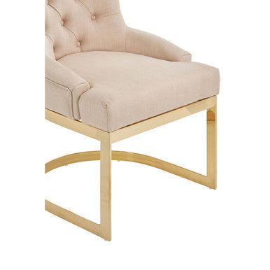 Orsina Azalea Natural Dining Chair – Upholstered Linen Seating