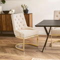 Orsina Azalea Natural Dining Chair – Upholstered Linen Seating