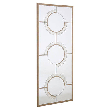 Orsina Kensington Townhouse Wall Mirror – Antique Silver Mosaic Design