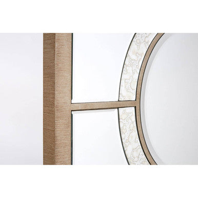 Orsina Kensington Townhouse Wall Mirror – Antique Silver Mosaic Design