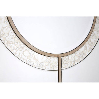 Orsina Kensington Townhouse Wall Mirror – Antique Silver Mosaic Design