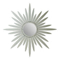 Orsina Starburst Wall Mirror – Silver Tapered Shard Decorative Mirror