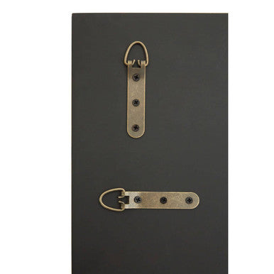 Orsina Soho Geometric Wall Mirror – Black and Gold Copper Finish