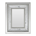 Orsina Pasadena Wallis Wall Mirror – Silver Bevelled Mosaic Design
