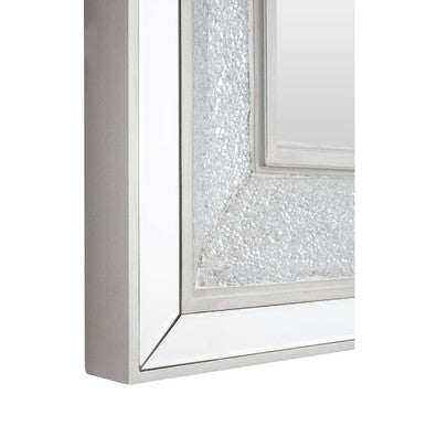 Orsina Pasadena Wallis Wall Mirror – Silver Bevelled Mosaic Design