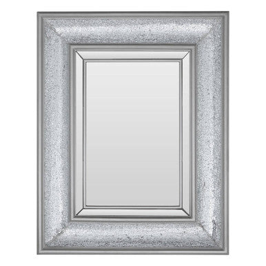 Orsina Pasadena Winnie Wall Mirror – Silver Bevelled Mosaic Design