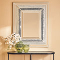 Orsina Pasadena Wendi Wall Mirror – Silver Bevelled Contemporary Mirror