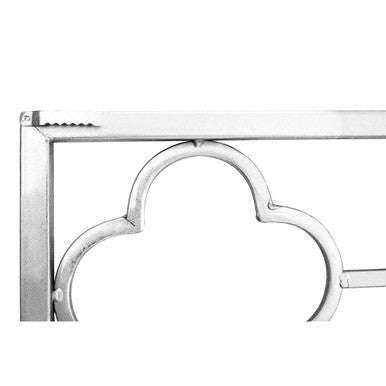 Orsina Merlin Silver Leaf Wall Mirror – Rectangular Modern Decor