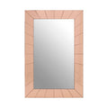 Orsina Kensington Townhouse Earl Wall Mirror – Rose Gold Geometric Decor