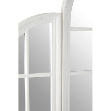 Orsina Fret White Dressing Table Mirror – Triple Arc Vanity Mirror
