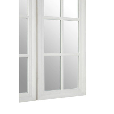 Orsina Fret White Dressing Table Mirror – Triple Arc Vanity Mirror