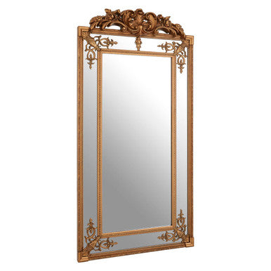 Deymonte Ornate Gold Wall Mirror | Bevelled Gilded Mirror by Orsina