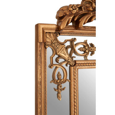 Deymonte Ornate Gold Wall Mirror | Bevelled Gilded Mirror by Orsina