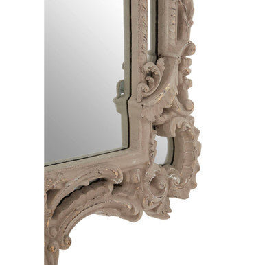 Orsina Vasari Antique Grey Ornate Wall Mirror – Architectural Design