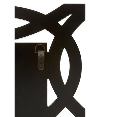 Orsina Ginnette Wall Mirror – Silver Decorative Sculptural Mirror