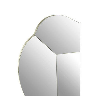 Orsina Gavri Wall Mirror – Silver Bevelled Segmented Frame Design