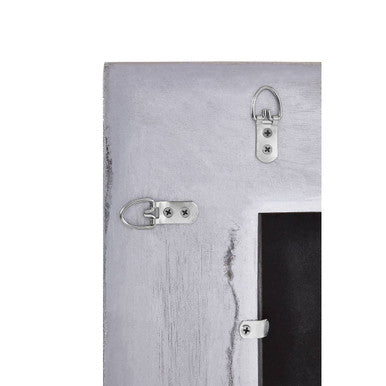 Orsina Marseille Champagne Wall Mirror – Silver Floral Beveled Frame