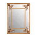 Orsina Marseille Gold Wall Mirror – Ornate Beaded Frame with Motifs