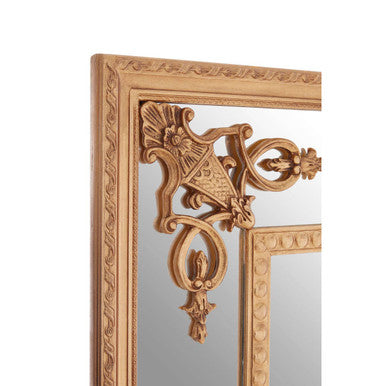 Orsina Marseille Gold Wall Mirror – Ornate Beaded Frame with Motifs