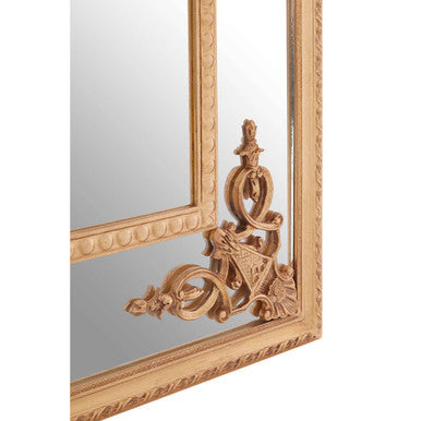 Orsina Marseille Gold Wall Mirror – Ornate Beaded Frame with Motifs