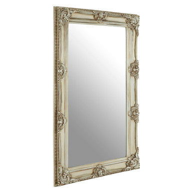 Orsina Marseille Champagne Bead and Reel Neoclassical Wall Mirror