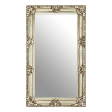 Orsina Marseille Champagne Bead and Reel Neoclassical Wall Mirror