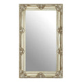 Orsina Marseille Champagne Bead and Reel Neoclassical Wall Mirror