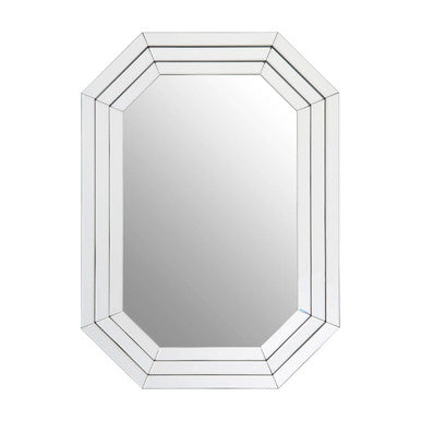 Orsina Raya Geometric Wall Mirror – Modern Three-Tier Architectural Frame