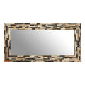 Orsina Relic Rectangular Wall Mirror – Mosaic Tiled Frame Decor