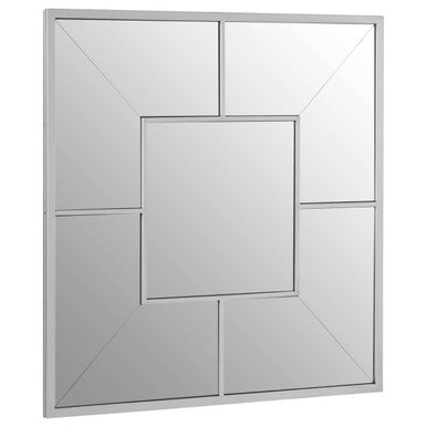 Orsina Descartes Large Silver Sunburst Wall Mirror – Solar Effect
