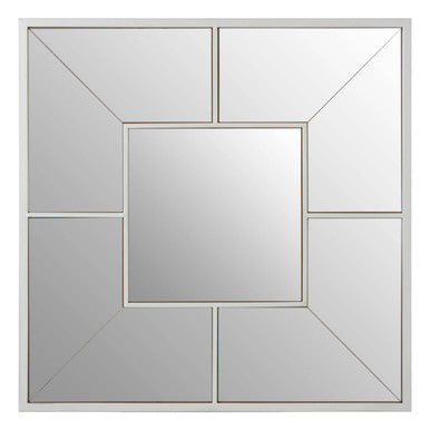 Orsina Descartes Large Silver Sunburst Wall Mirror – Solar Effect