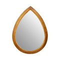 Orsina Teardrop Wall Mirror – Antique Gold Sculptural Decorative Mirror