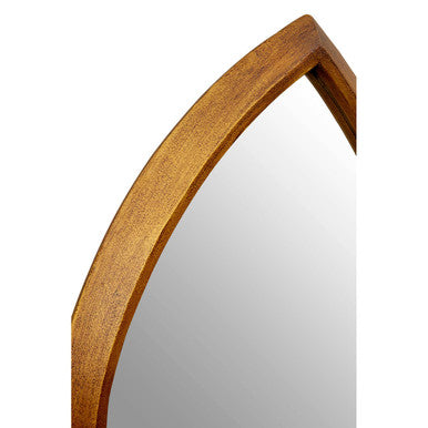 Orsina Teardrop Wall Mirror – Antique Gold Sculptural Decorative Mirror