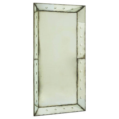 Orsina Riza Large Bubble Effect Wall Mirror – Antique Finish Rectangular