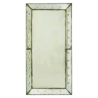 Orsina Riza Large Bubble Effect Wall Mirror – Antique Finish Rectangular