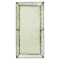 Orsina Riza Large Bubble Effect Wall Mirror – Antique Finish Rectangular