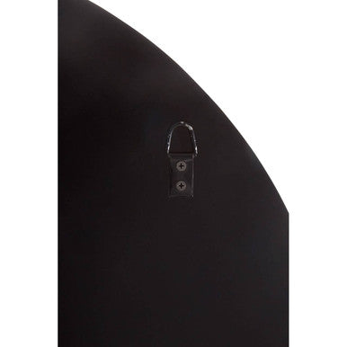 Orsina Riza Round Wall Mirror – Black Mosaic Effect Antiqued Glass