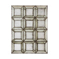 Orsina Riza Medium Multi Box Wall Mirror – 3D Geometric Design