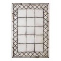 Orsina Riza Cross Frame Wall Mirror – Antique Glass Mosaic Design