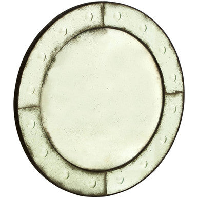 Orsina Riza Convex Wall Mirror – Black Bubble Effect Decorative Mirror