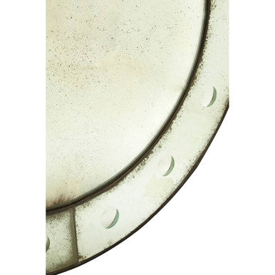 Orsina Riza Convex Wall Mirror – Black Bubble Effect Decorative Mirror
