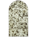 Orsina Riza Arched Antique Wall Mirror – Black Frame Vintage Style