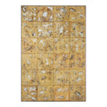 Orsina Riza Antique Gold Wall Mirror – Panelled Decorative Statement