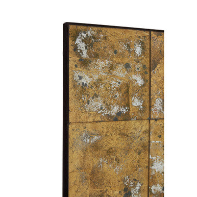 Orsina Riza Antique Gold Wall Mirror – Panelled Decorative Statement