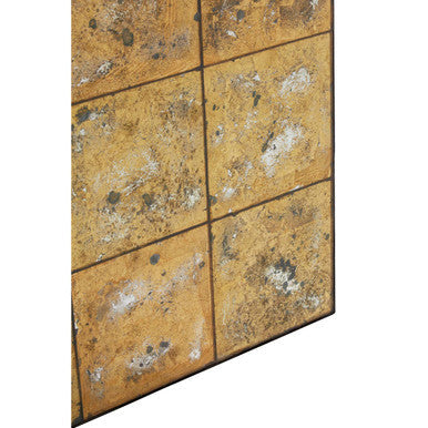 Orsina Riza Antique Gold Wall Mirror – Panelled Decorative Statement