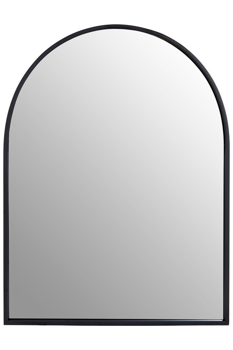 Orsina Trento Black Arch Wall Mirror – Modern Minimalist Accent Mirror