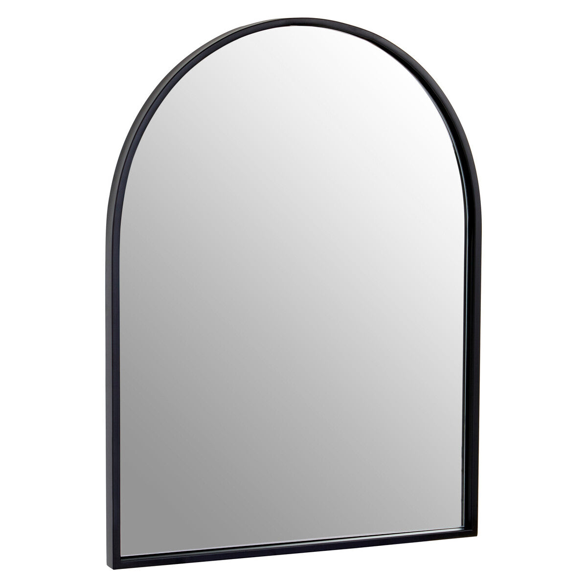 Orsina Trento Black Arch Wall Mirror – Modern Minimalist Accent Mirror