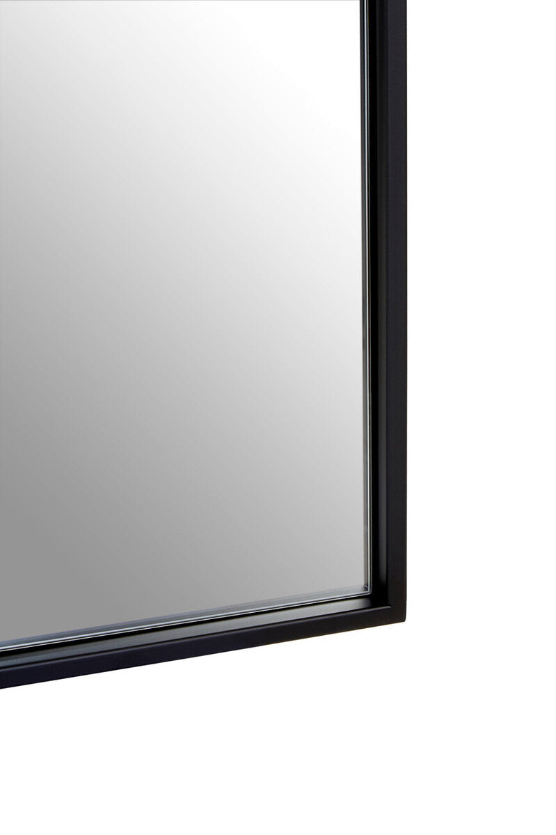 Orsina Trento Black Arch Wall Mirror – Modern Minimalist Accent Mirror
