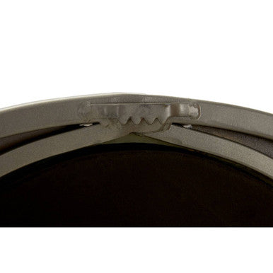 Orsina Trento Oval Wall Mirror – Double Ring Design in Soft Gold