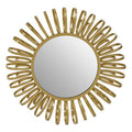 Orsina Trento Gold Multi Ring Wall Mirror – Modern Art Deco Sunburst